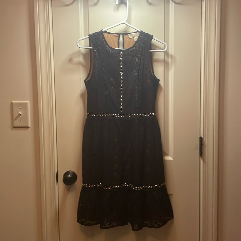 Michael Kors Black and Gold Dress